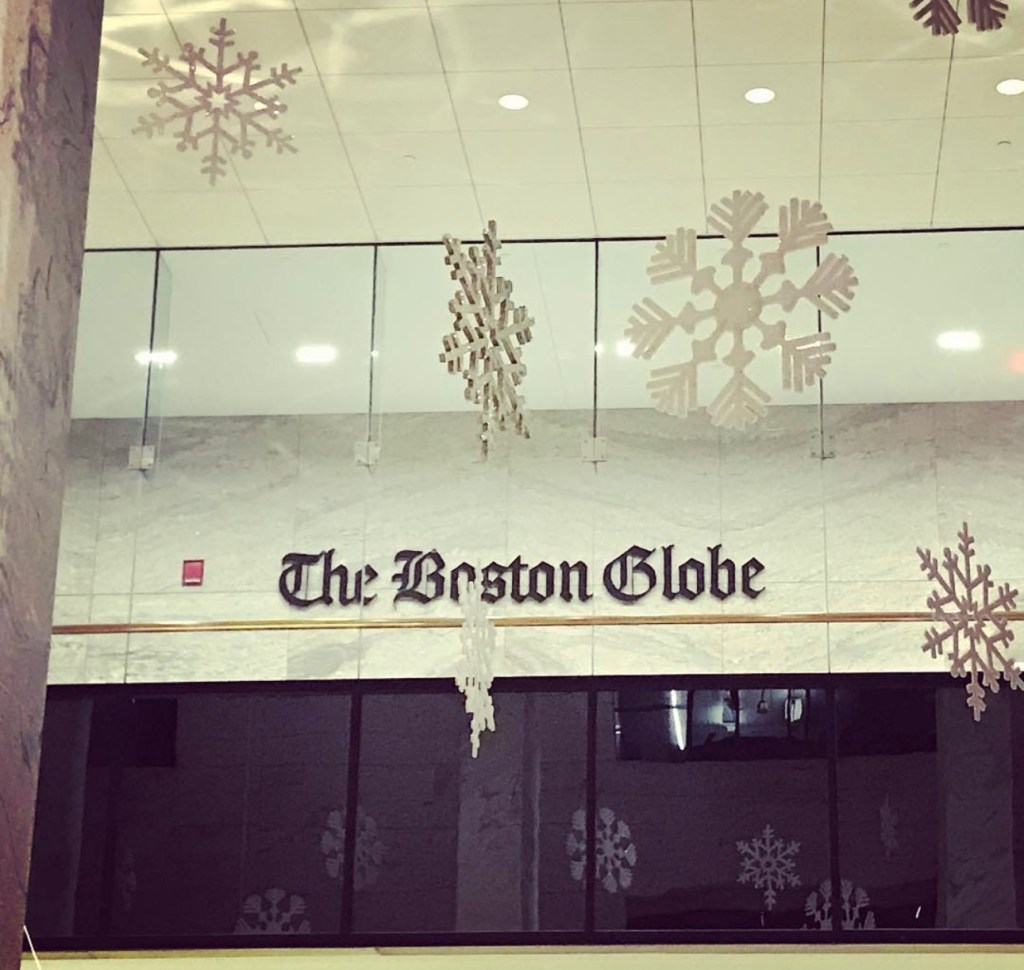 The Boston Globe newsroom